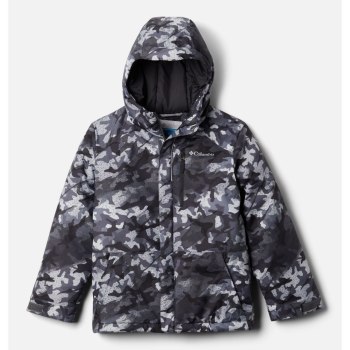 Columbia Lightning Lift, Chamarras Grises Oscuro Camuflados Para Niño | 874593-OGT